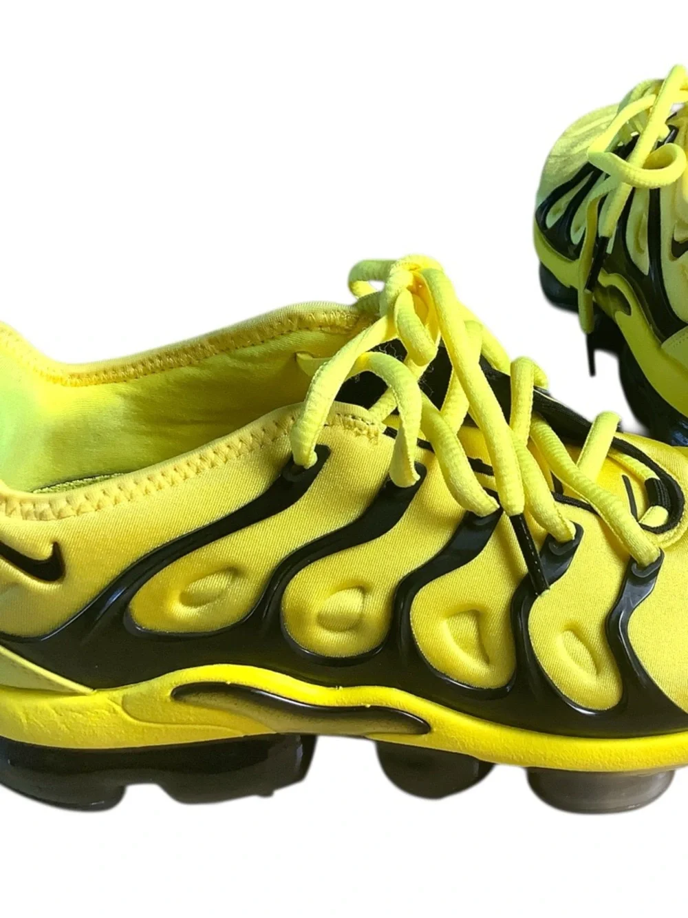 Nike Air Vapromax Plus “Bumble Bee” yellow and black sneakers men’s size 7